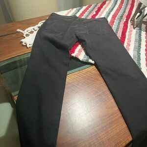 LOFT Dark Charcoal Straight Leg Jeans